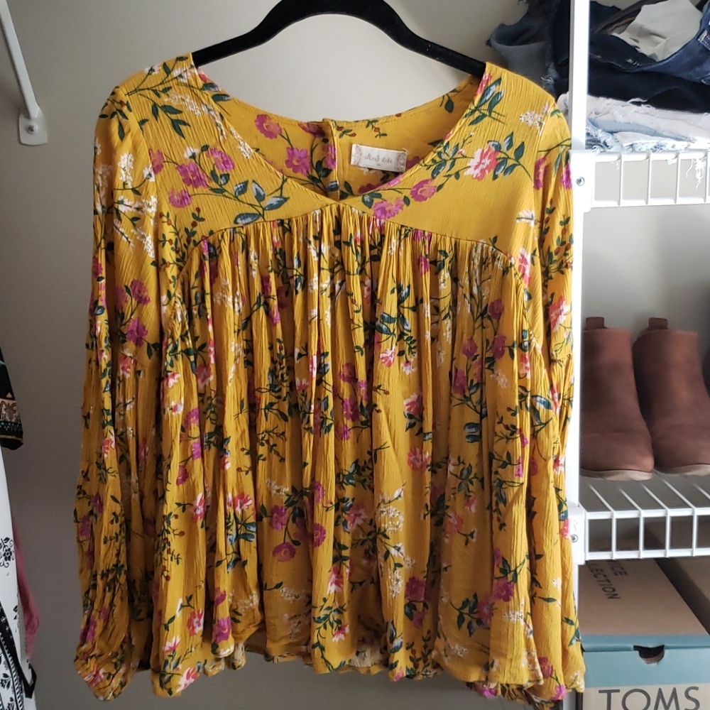 Beautiful Fall Floral Shirt